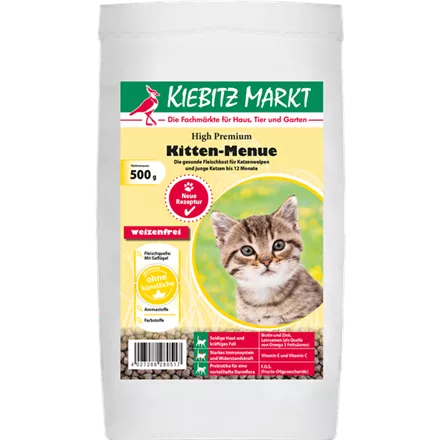 Kiebitzmarkt High Premium Kitten-Menue weizenfrei