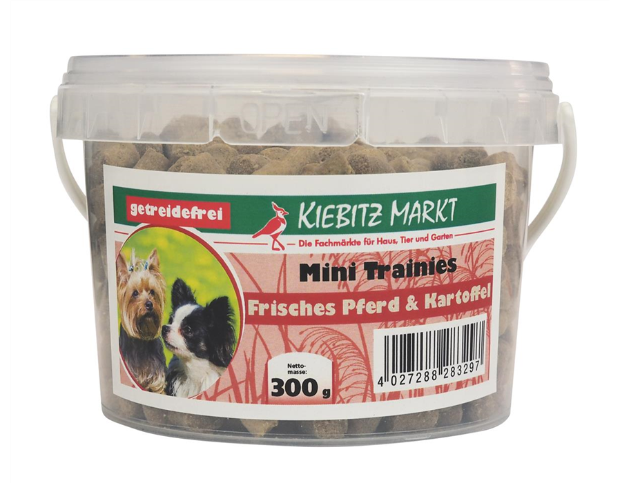 Kiebitzmarkt Mini Trainies Frisches Pferd & Kartoffel getreidefrei 300 g