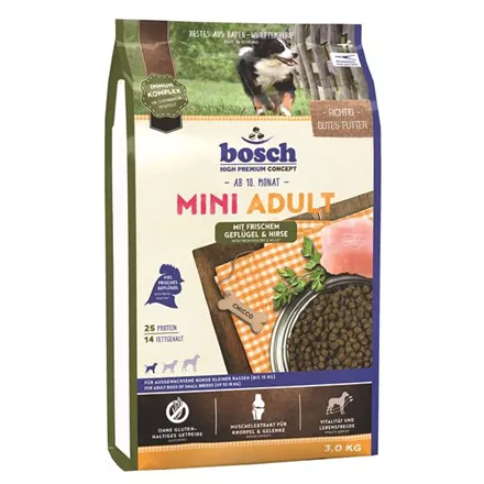 Bosch Dog Mini Adult Geflügel & Hirse 3 kg