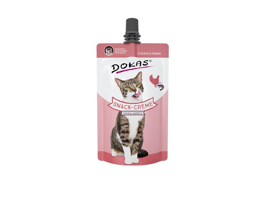 Dokas Cat Snack-Creme Huhn & Garnele 90 g 90 g