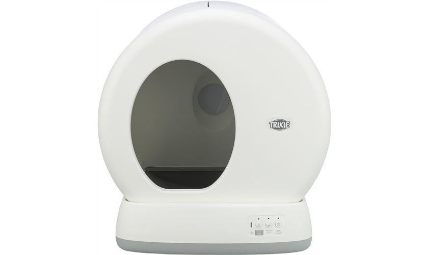 Trixie selbstreinigende Katzentoilette Katzenklo Kunststoff, 53 × 55,5 × 52 cm, weiß