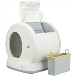 Trixie selbstreinigende Katzentoilette Katzenklo Kunststoff, 53 × 55,5 × 52 cm, weiß