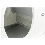 Trixie selbstreinigende Katzentoilette Katzenklo Kunststoff, 53 × 55,5 × 52 cm, weiß