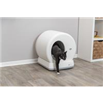 Trixie selbstreinigende Katzentoilette Katzenklo Kunststoff, 53 × 55,5 × 52 cm, weiß