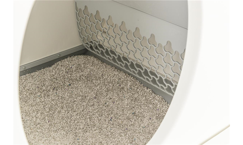 Trixie selbstreinigende Katzentoilette Katzenklo Kunststoff, 53 × 55,5 × 52 cm, weiß