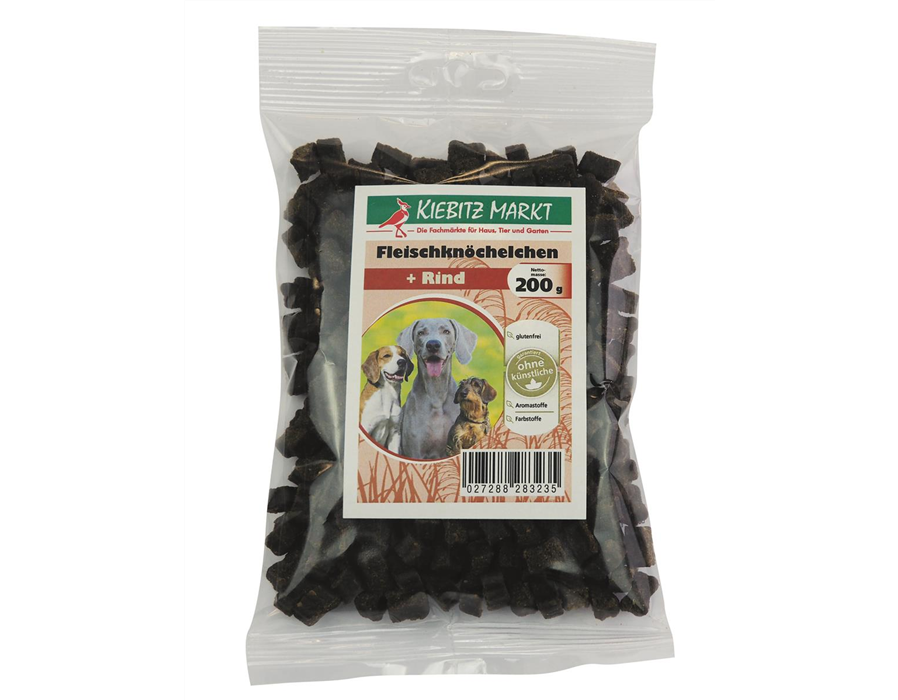 Kiebitzmarkt Fleischknöchelchen + Rind glutenfrei 200 g