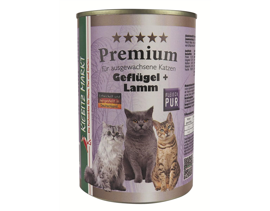 Kiebitzmarkt Premium Geflügel + Lamm 24x400 g