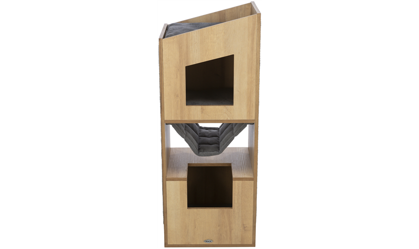 TRIXIE Cat Tower CityStyle City Style 105 cm, braun/grau