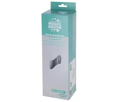 MagicBrush Pferde-Salzdusche Starterset