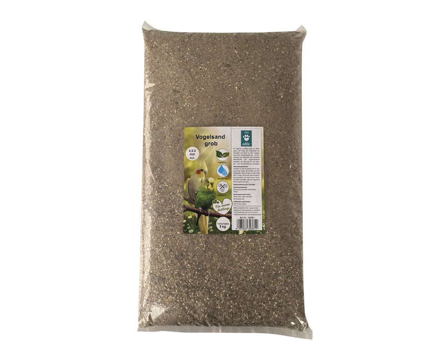 TIER aktiv Vogelsand grob 5 kg
