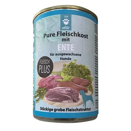 TIER aktiv Pure Fleischkost mit Ente