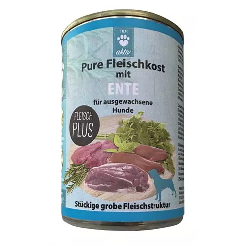 TIER aktiv Pure Fleischkost mit Ente