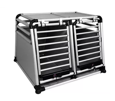 Aluminium Autotransportbox doppelt "ROUND CORNER"