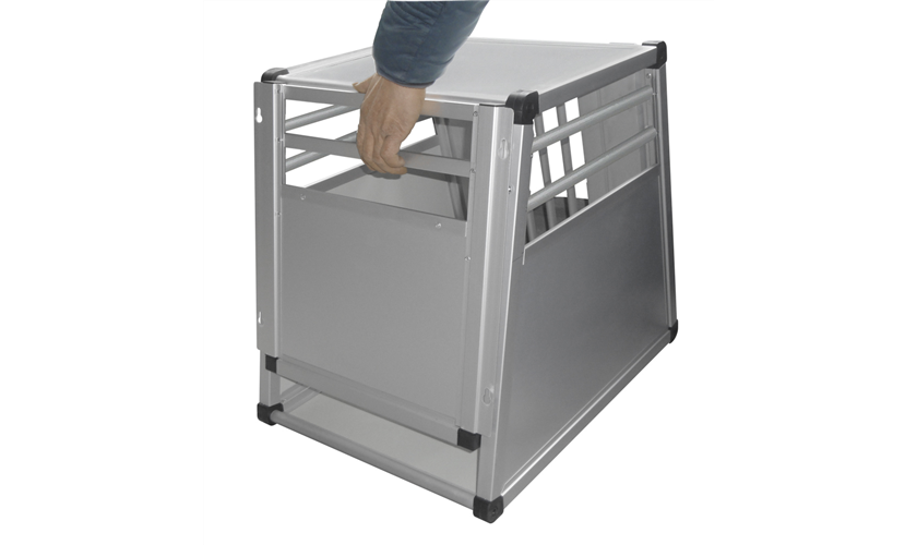 Alu-Transportbox "New Design" a 60 x b 46 x c 55 x d 56 x e 38 cm