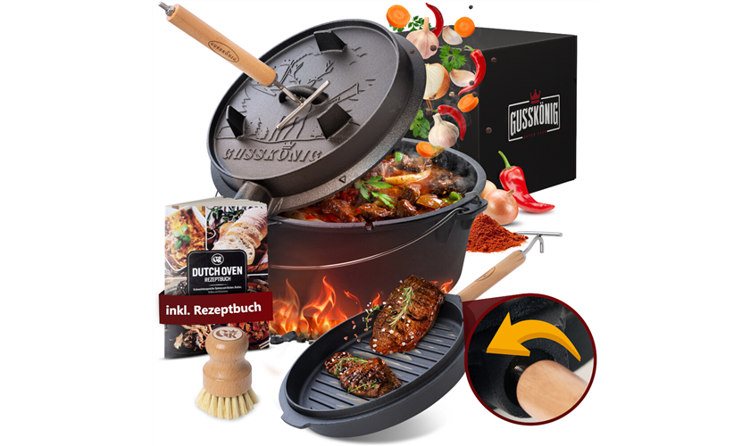 GUSSKÖNIG Dutch Oven 2in1 4,5 L 4,5 Liter