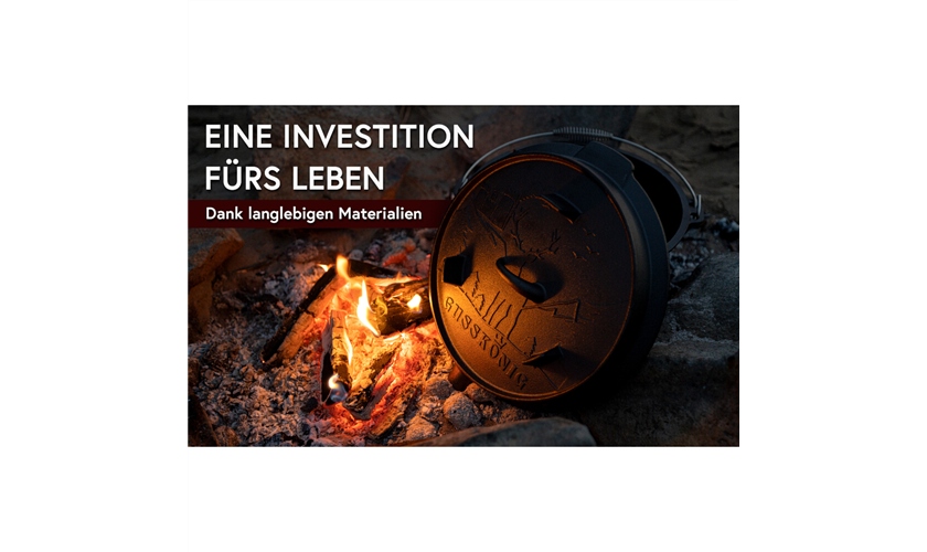 GUSSKÖNIG Dutch Oven 2in1 4,5 L 4,5 Liter