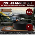 GUSSKÖNIG Doppelpfanne 4,5 L 4,5 Liter