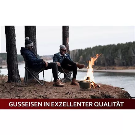 GUSSKÖNIG Dutch Oven mit Ledergriffen