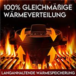 GUSSKÖNIG Dutch Oven-Set Mini 6x 250 ml Mini-Topf mit Deckel