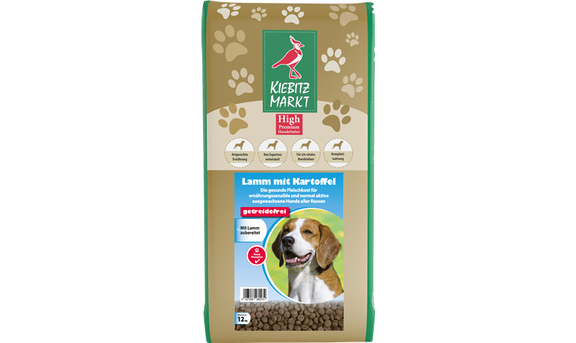 Kiebitzmarkt High Premium Lamm mit Kartoffel getreidefrei 1 kg