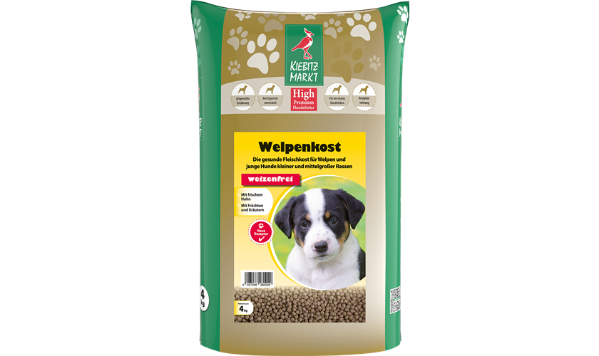Kiebitzmarkt High Premium Welpenkost weizenfrei 1 kg