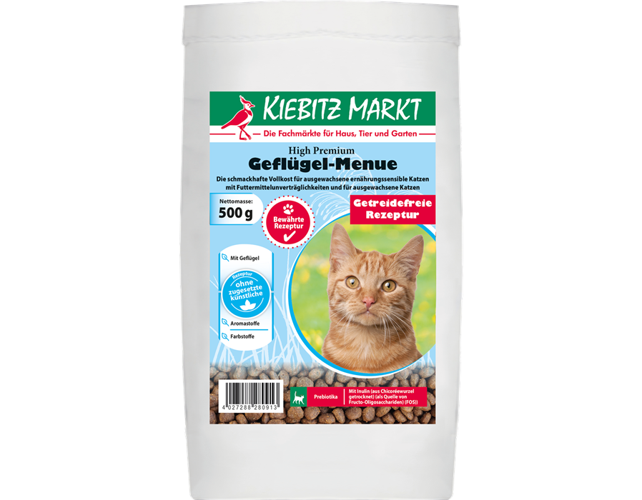 Kiebitzmarkt High Premium Geflügel-Menue getreidefrei 2 kg