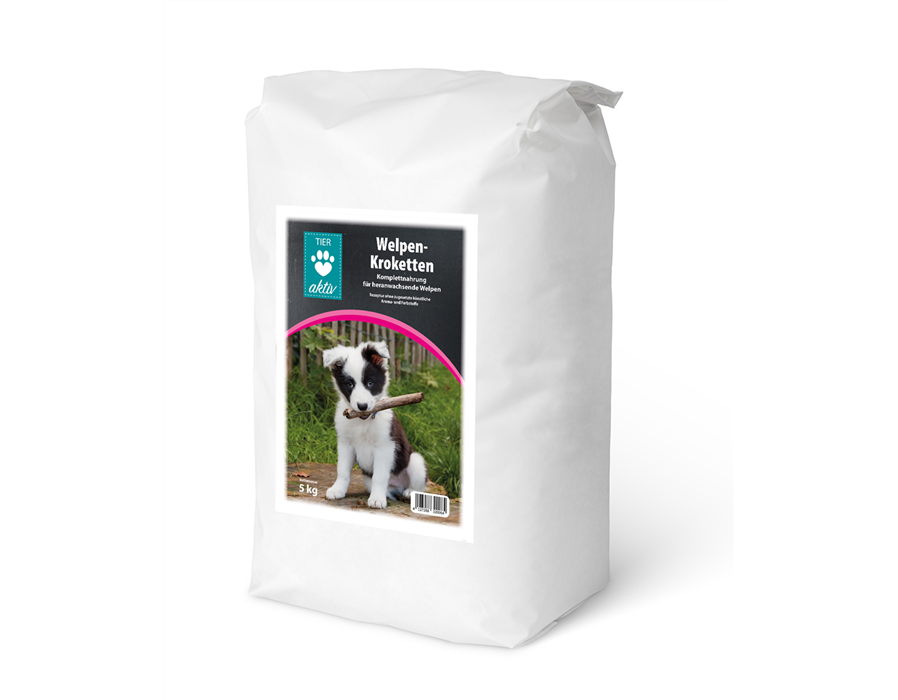 TIER aktiv Welpen-Kroketten 5 kg