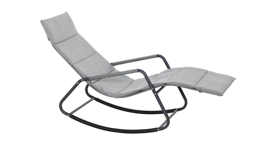 Schaukelliege mit Kissen Aliano grey