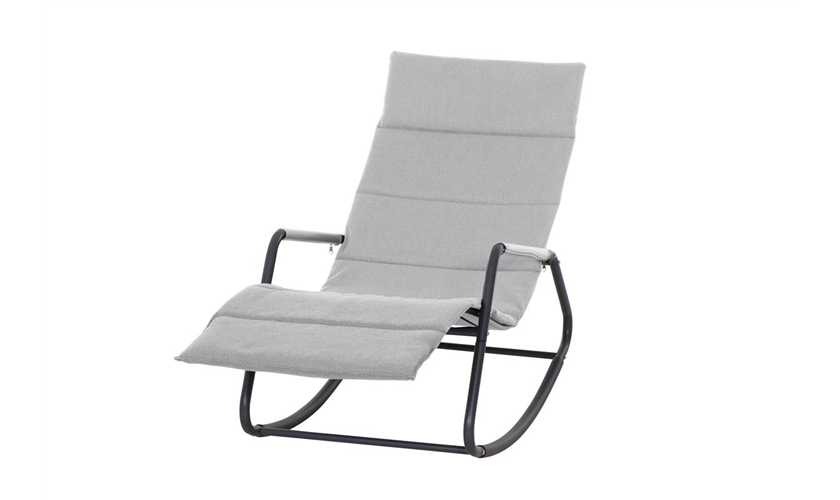 Schaukelliege mit Kissen Aliano grey