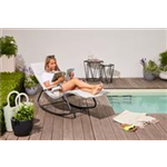 Schaukelliege mit Kissen Aliano grey