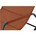 Schaukelliege mit Kissen Aliano red