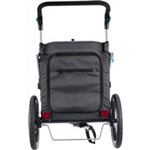 Fahrrad-Anhänger für Hunde Art.-Nr.: 12794, Größe: S, Maße: 58 x 93 x 74/114 cm, bis zu 15 kg