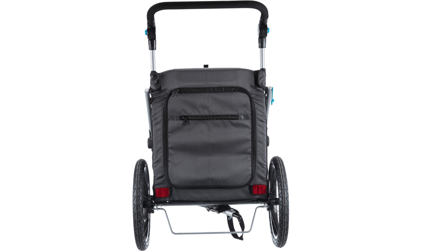 Fahrrad-Anhänger für Hunde Art.-Nr.: 12794, Größe: S, Maße: 58 x 93 x 74/114 cm, bis zu 15 kg
