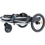 Fahrrad-Anhänger für Hunde Art.-Nr.: 12794, Größe: S, Maße: 58 x 93 x 74/114 cm, bis zu 15 kg