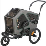 Fahrrad-Anhänger für Hunde Art.-Nr.: 12800, Größe: S, Maße: 41,5 x 59 x 78/130 cm, bis zu 25 kg