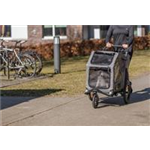 Fahrrad-Anhänger für Hunde Art.-Nr.: 12800, Größe: S, Maße: 41,5 x 59 x 78/130 cm, bis zu 25 kg