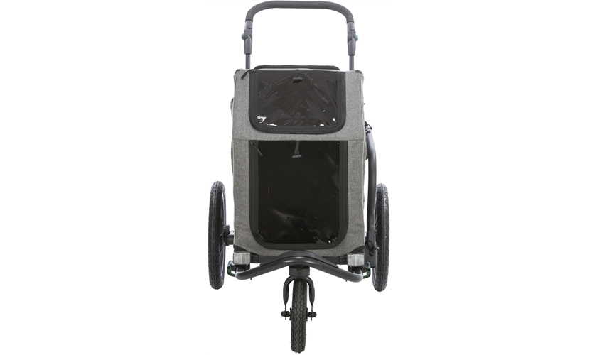 Fahrrad-Anhänger für Hunde Art.-Nr.: 12800, Größe: S, Maße: 41,5 x 59 x 78/130 cm, bis zu 25 kg