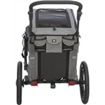 Fahrrad-Anhänger für Hunde Art.-Nr.: 12800, Größe: S, Maße: 41,5 x 59 x 78/130 cm, bis zu 25 kg