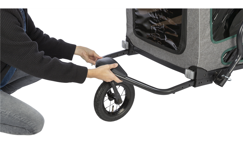 Jogger-Umbausatz für Fahrrad-Anhänger Art.-Nr.: 12801, für Art. 12800