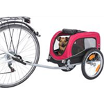 Fahrrad-Anhänger für Hunde Art.-Nr.: 12813, Größe: S, Maße: 53 x 60 x 60/117 cm, bis zu 15 kg