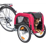 Fahrrad-Anhänger für Hunde Art.-Nr.: 12813, Größe: S, Maße: 53 x 60 x 60/117 cm, bis zu 15 kg