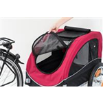 Fahrrad-Anhänger für Hunde Art.-Nr.: 12813, Größe: S, Maße: 53 x 60 x 60/117 cm, bis zu 15 kg