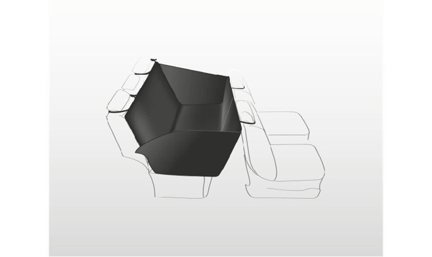 Auto-Schondecke mit Seitenteilen, teilbar Art.-Nr.: 13203, Maße: 1,55 × 1,30 m