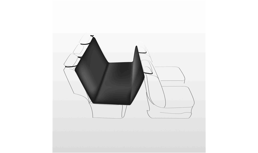 Auto-Schondecke grau Art.-Nr.: 13233, Maße: 1,40 × 1,45 m