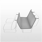 Auto-Schondecke grau Art.-Nr.: 13233, Maße: 1,40 × 1,45 m