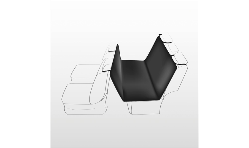 Auto-Schondecke schwarz Art.-Nr.: 13472, Maße: 1,45 × 1,60 m