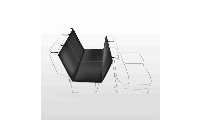 Auto-Schondecke mit Seitenteilen, teilbar Art.-Nr.: 1348, Maße: 1,50 × 1,35 m