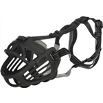 Maulkorb Muzzle Flex Art.-Nr.: 17616, Größe XL-XXL, Korbumfang innen 39 cm, Stirnriemen bis zu 37 cm