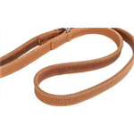 Rustic Fettleder-Verlängerungsleine Heartbeat Art.-Nr.: 18982, Größe M-L, Farbe Schwarz, Maße: 2,00 m/20 mm