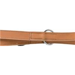 Rustic Fettleder-Verlängerungsleine Heartbeat Art.-Nr.: 18982, Größe M-L, Farbe Schwarz, Maße: 2,00 m/20 mm
